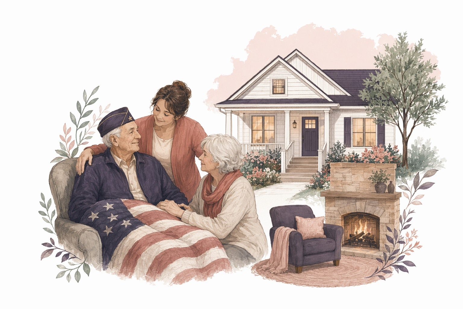 Illustration for Adult foster care for veterans
