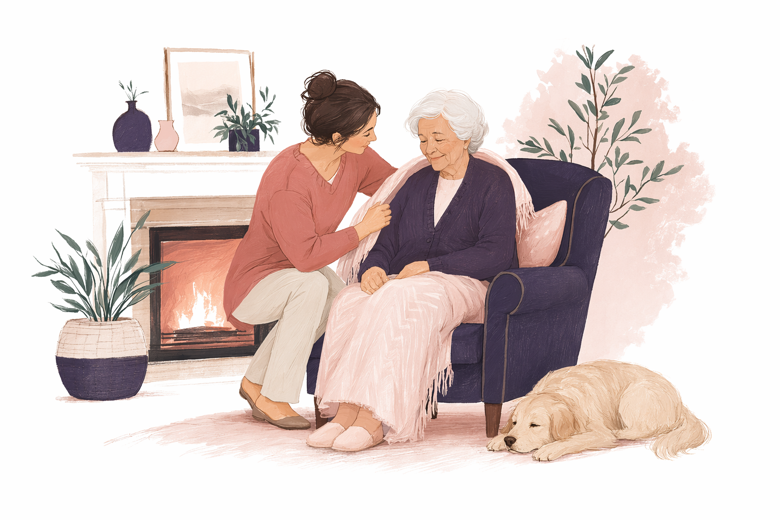 Illustration for Personal care & daily-living support