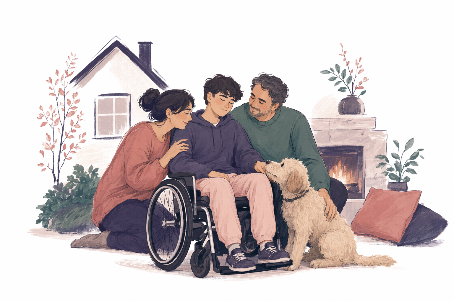 Illustration for Care for younger disabled adults