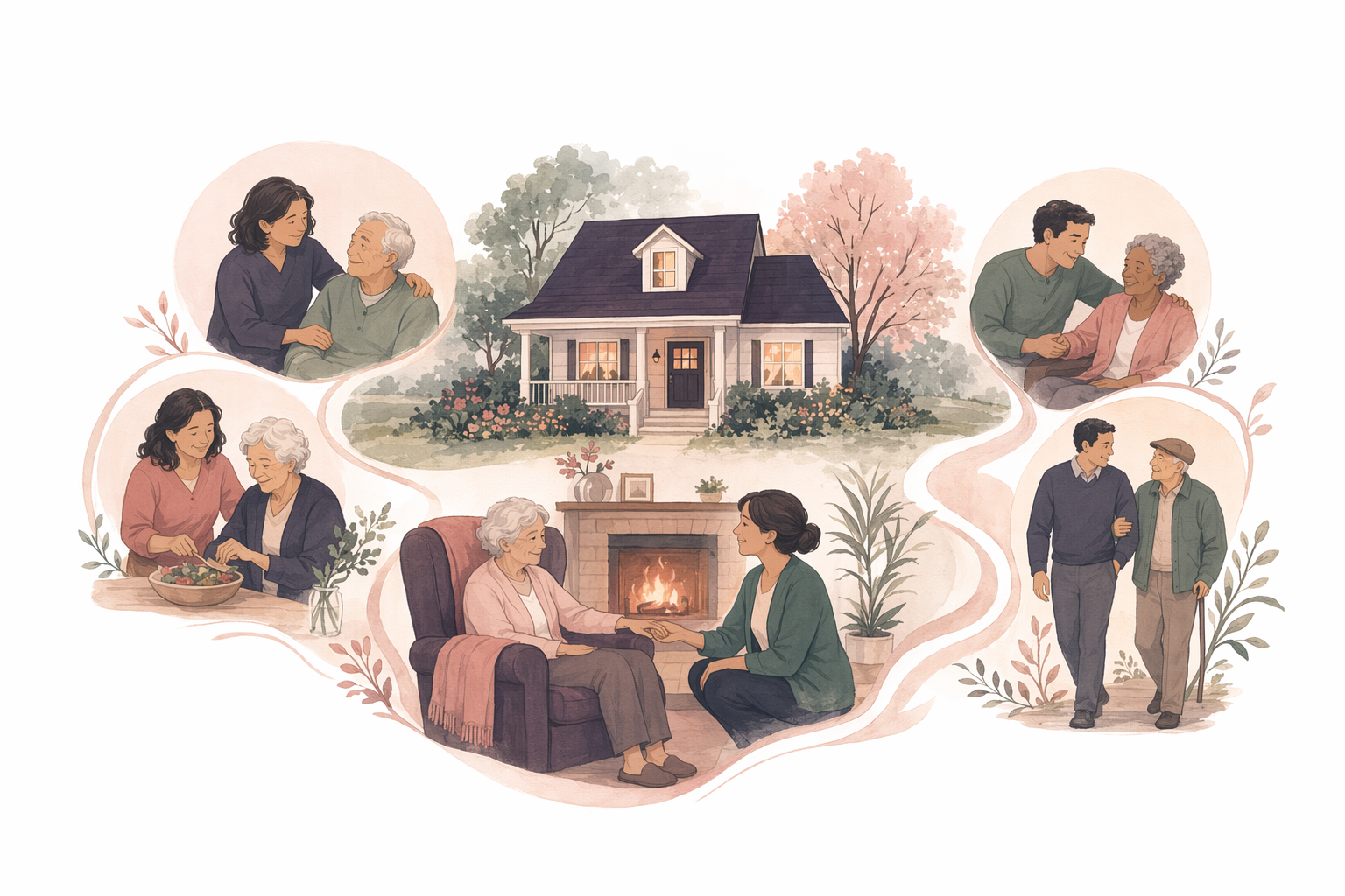 Illustration for Levels of care in adult foster care, explained