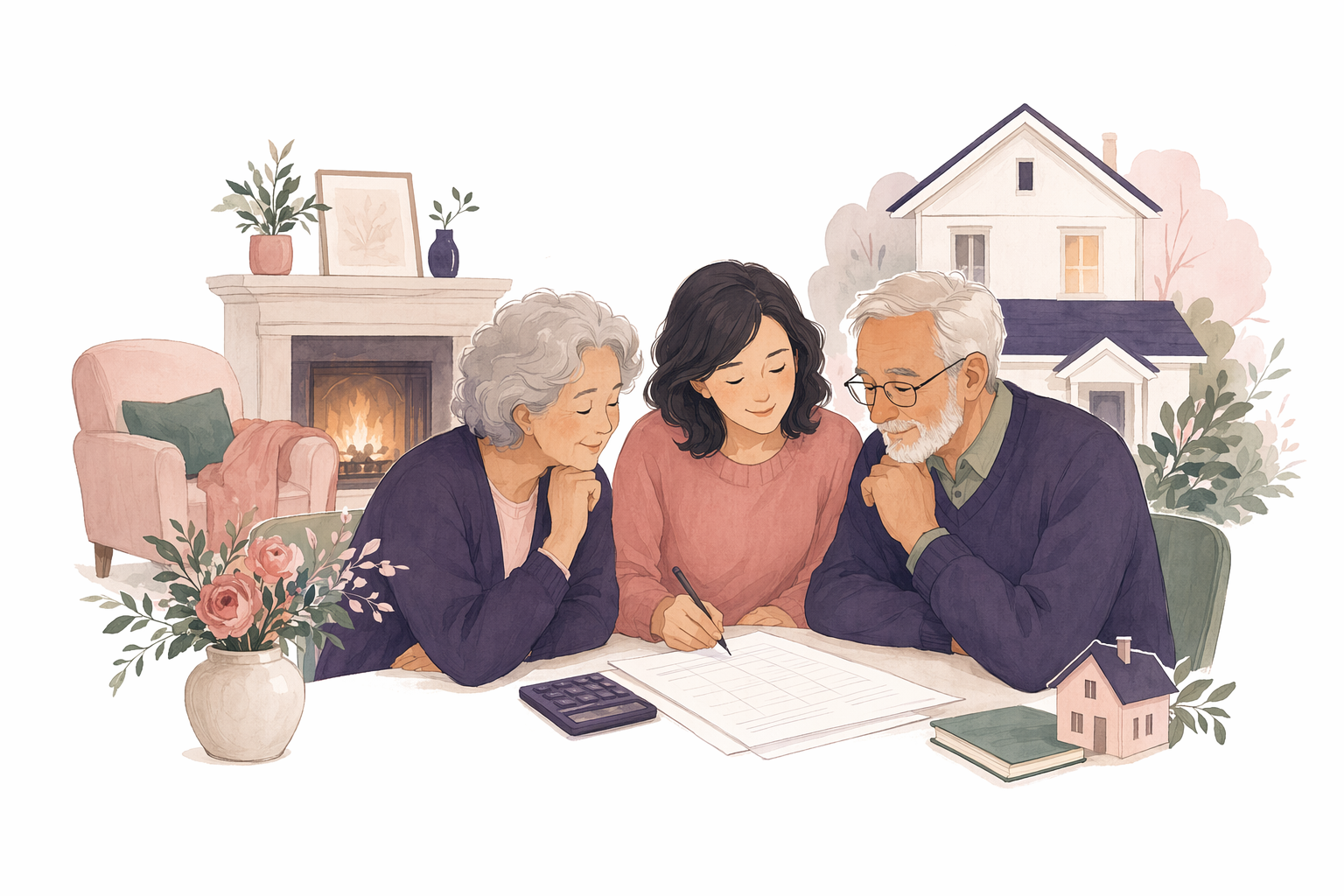Illustration for Monthly care budget worksheet