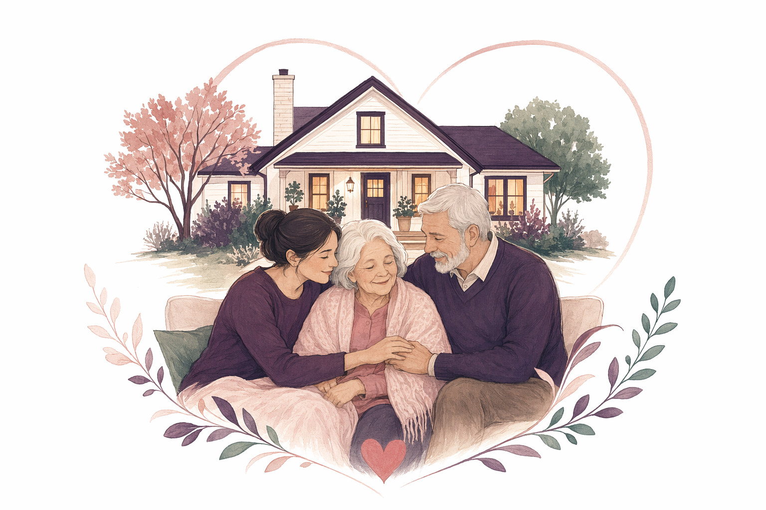 Illustration for A short respite stay that became home